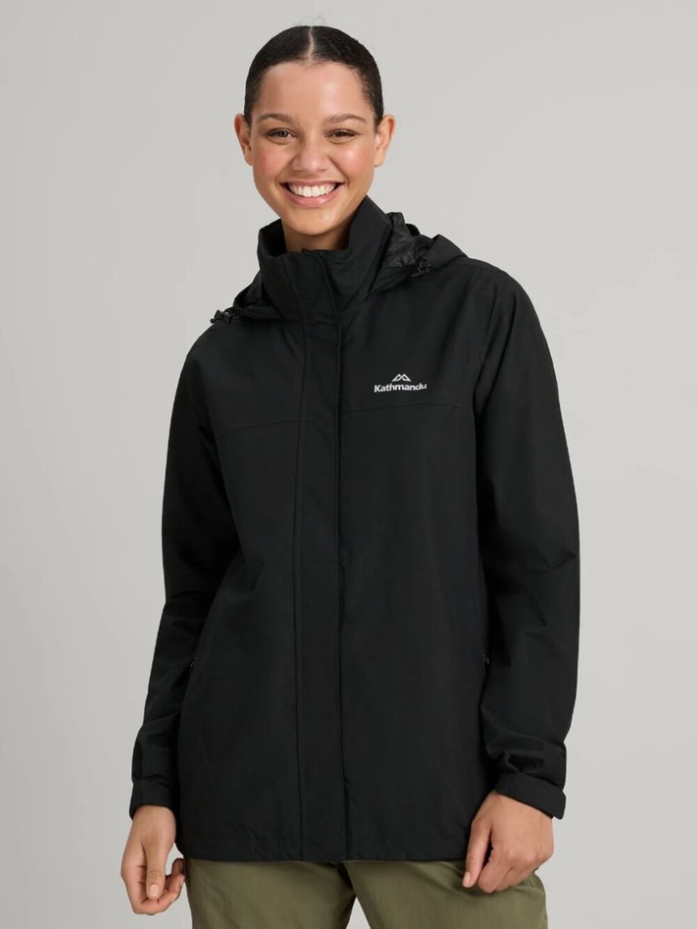 NEW NWT Kathmandu Women's Andulo 2-layer Rain Jacket Black Small